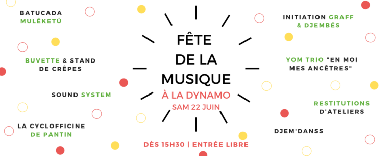 La Dynamo vous accueille pendant le festival !