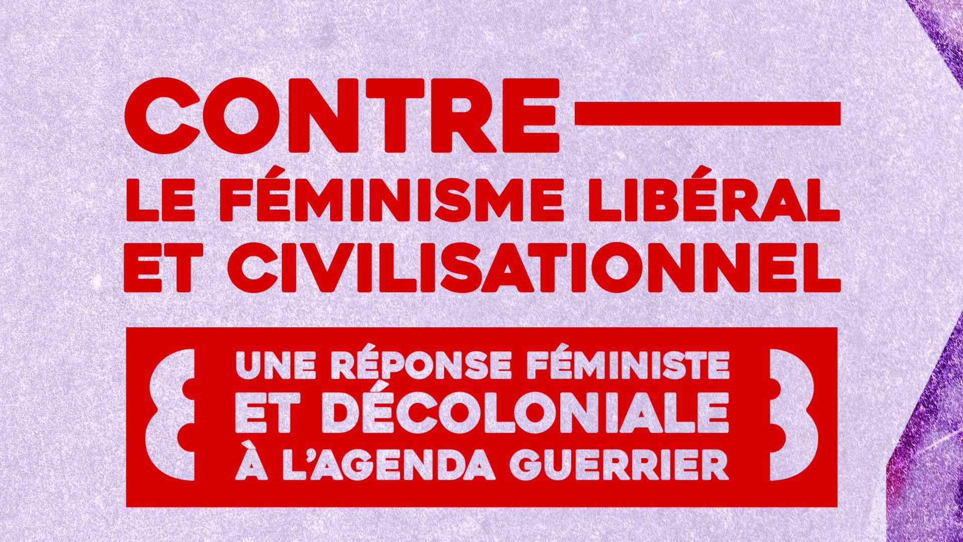 Contre le féminisme libéral et civilisationnel